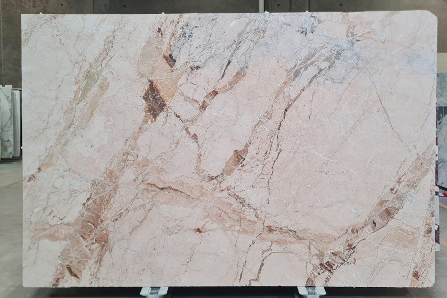 breccia aurora marble slab